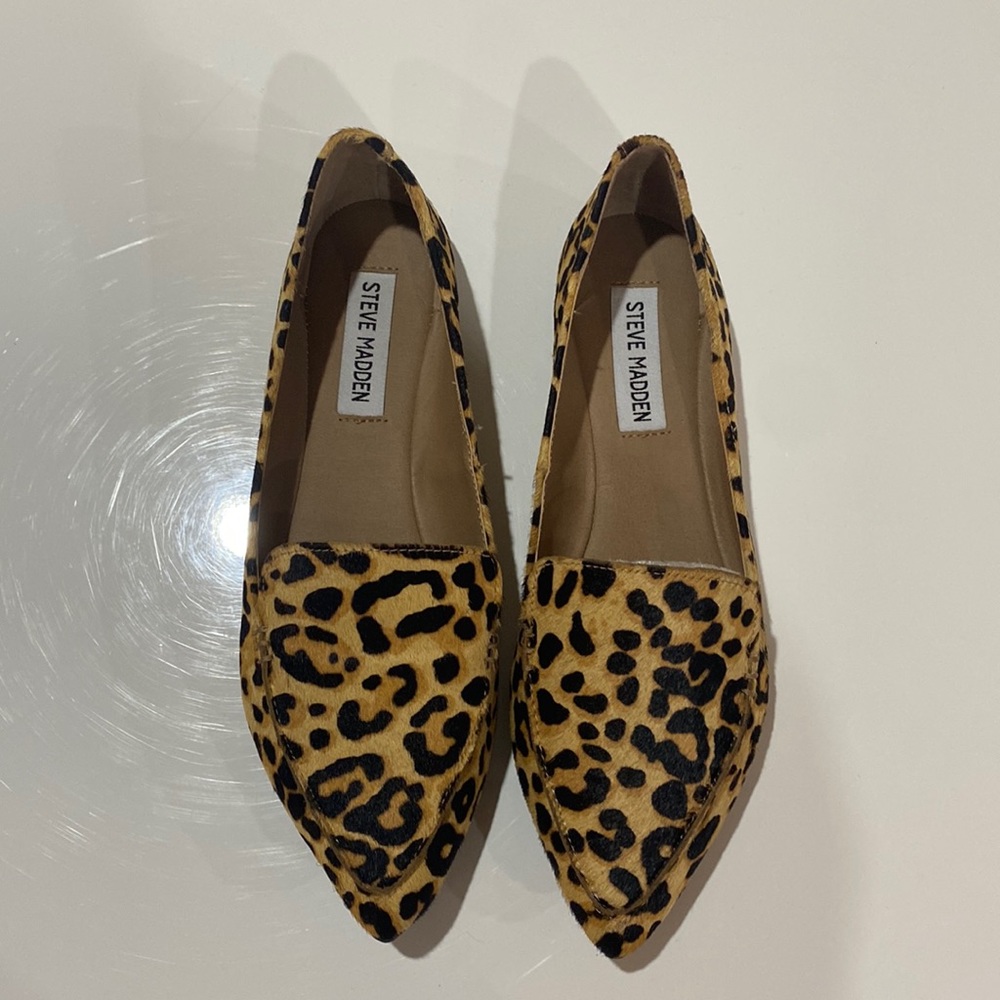 Steve Madden Leopard Flats